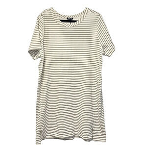 Buffalo David Bitton Dress Ladies' Striped Dress nGreen Stripes Size X-Large